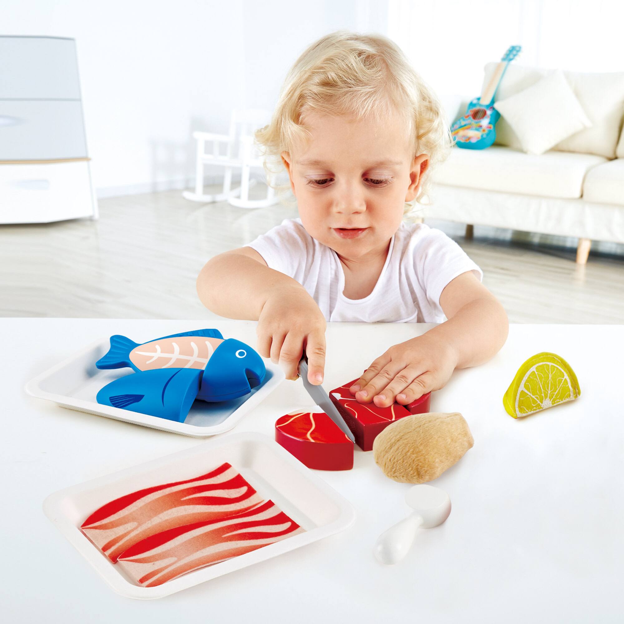Hape Tasty Proteins Kitchen Food Playset